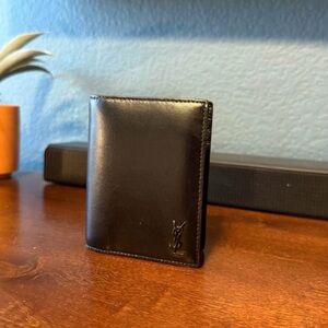 Yves Saint Laurent Sleek Black Bifold